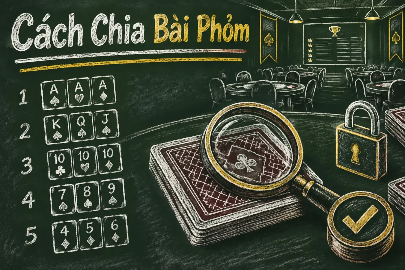 Cách Chia Bài Phỏm