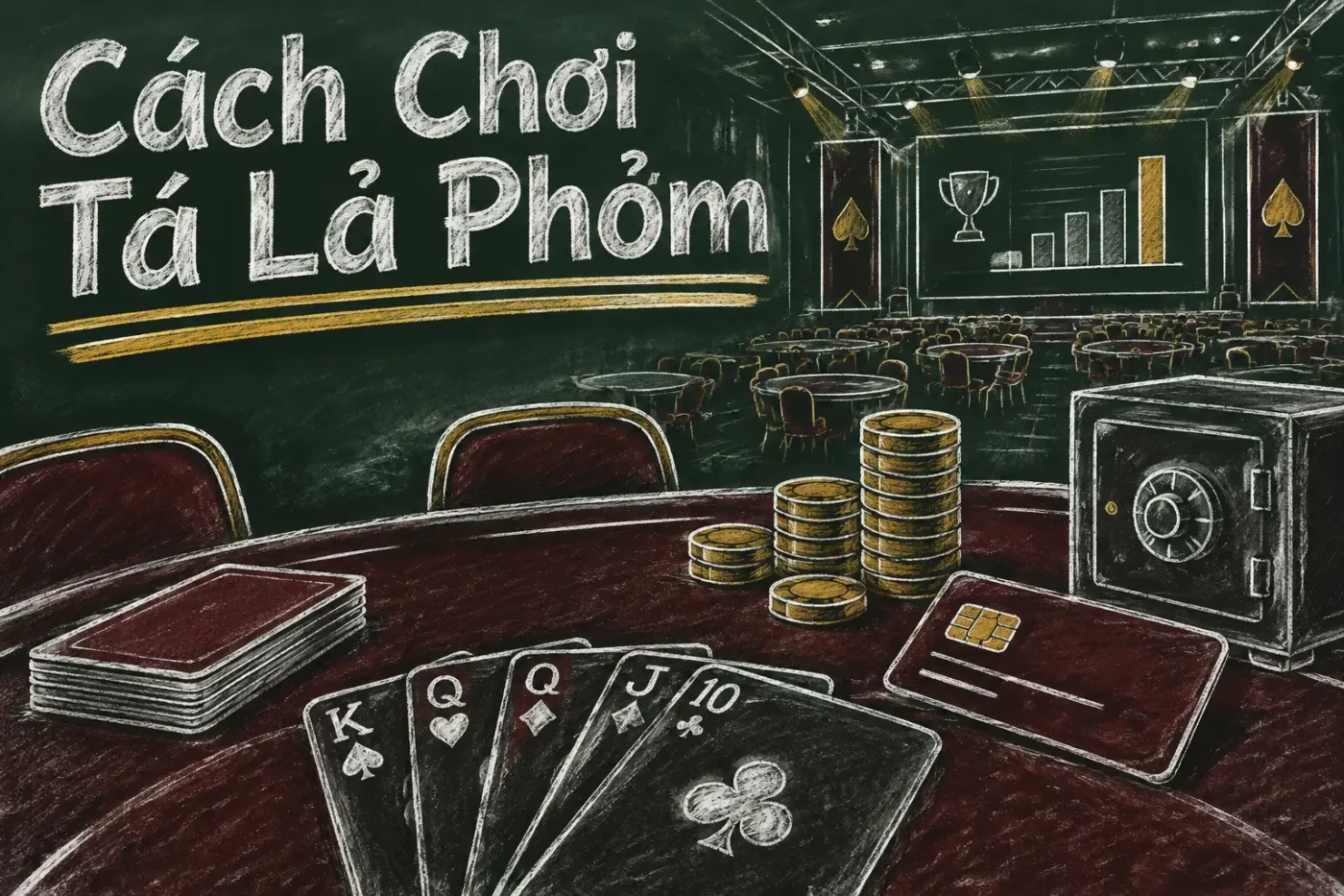 Trò chơi tá lả phỏm thường được chơi với từ 2 đến 4 người - Cách Chơi Tá Lả Phỏm