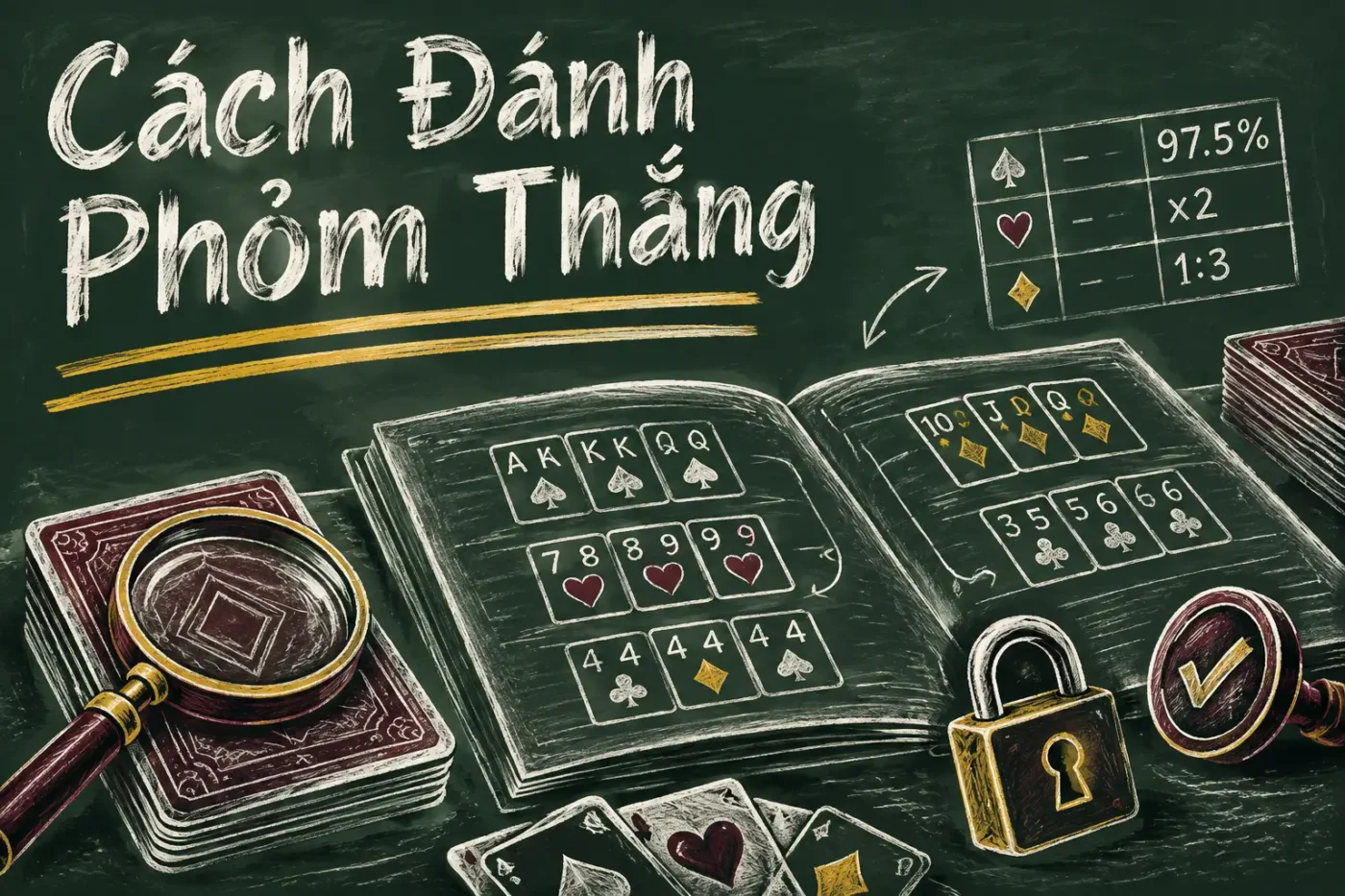 Trước khi vào cuộc chiến thực sự, việc nắm vững luật chơi là điều vô cùng quan trọng - Cách Đánh Phỏm Thắng