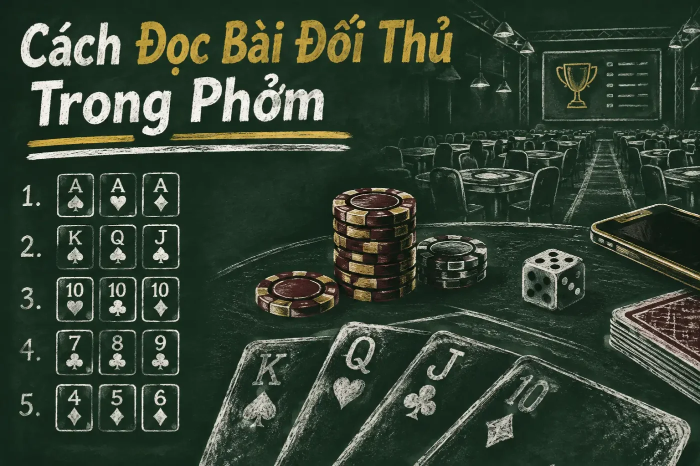 Cách Đọc Bài Đối Thủ Trong Phỏm