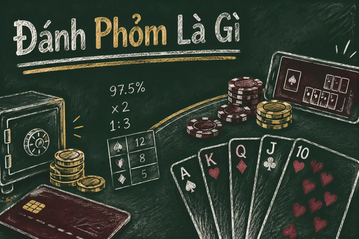 Đánh phỏm là một trò chơi bài dân gian, được cho là có nguồn gốc từ miền Bắc Việt Nam - Đánh Phỏm Là Gì