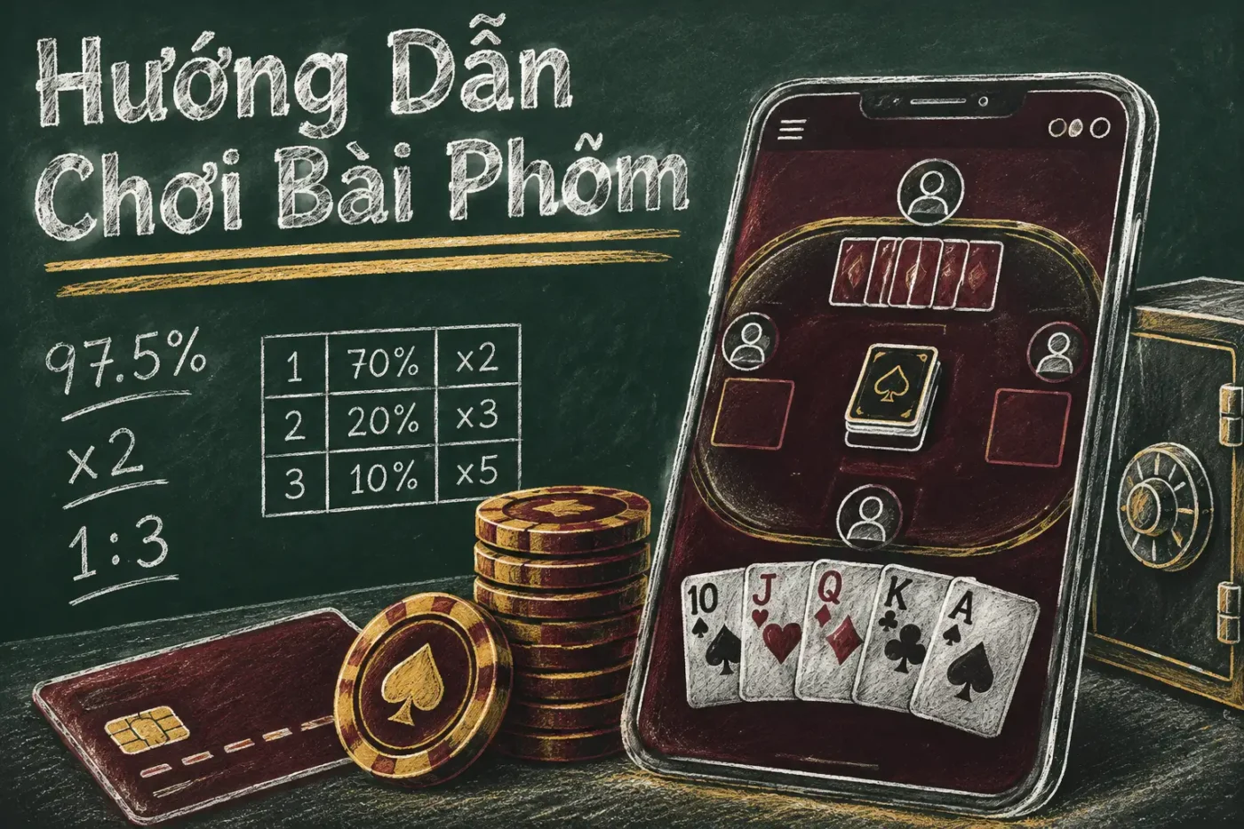 Trước khi bắt đầu trò chơi, bạn cần biết các quy tắc cơ bản - Hướng Dẫn Chơi Bài Phỏm